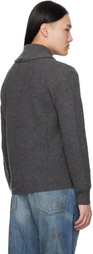 RRL Gray Shawl Cardigan