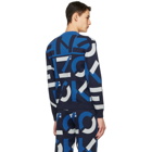 Kenzo Navy Jacquard Sport Monogram Sweater