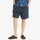 Kestin Men's Mhor Textured Shorts in Washed Navy