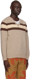 Bode Beige Brewster Sweater