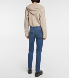 Brunello Cucinelli - Cropped cotton hoodie