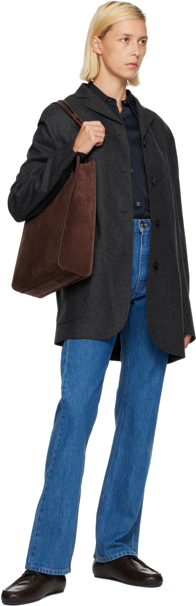 Jil Sander Brown Tangle Tote