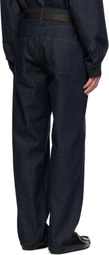 LE17SEPTEMBRE Navy 5-Pocket Jeans
