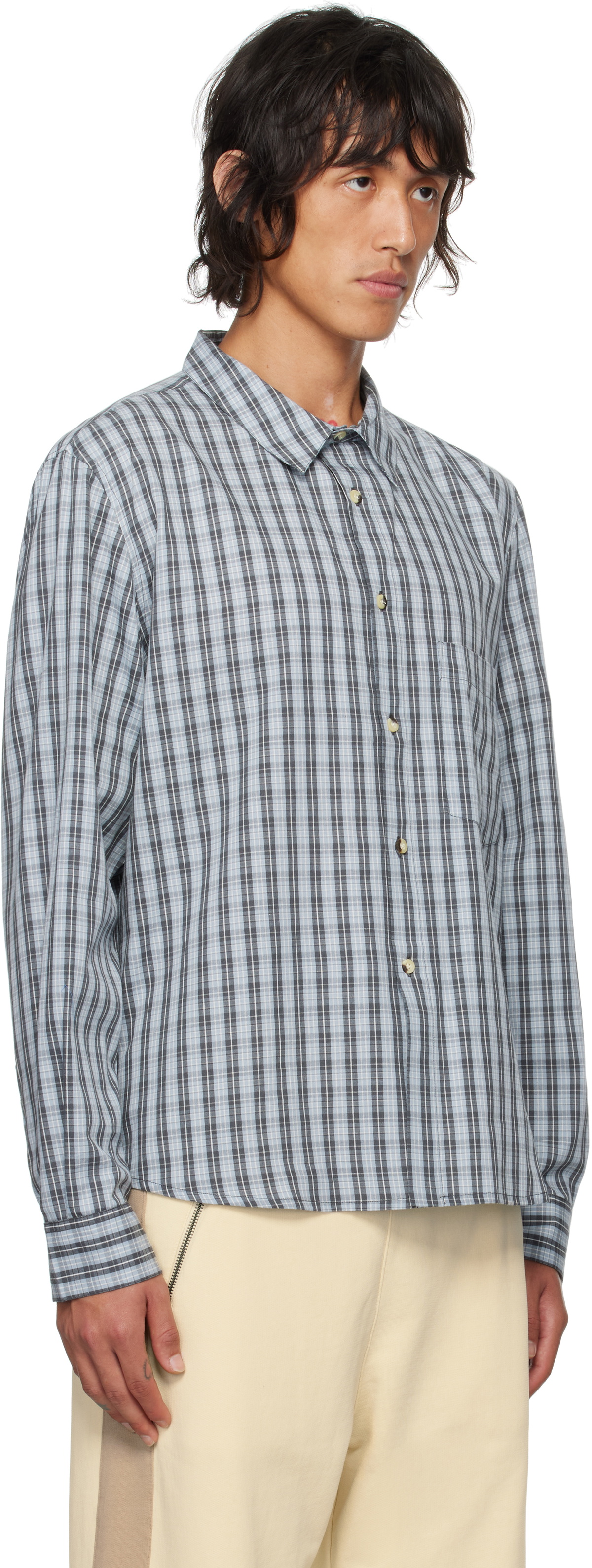 Gimaguas Blue & Gray Male Shirt Gimaguas