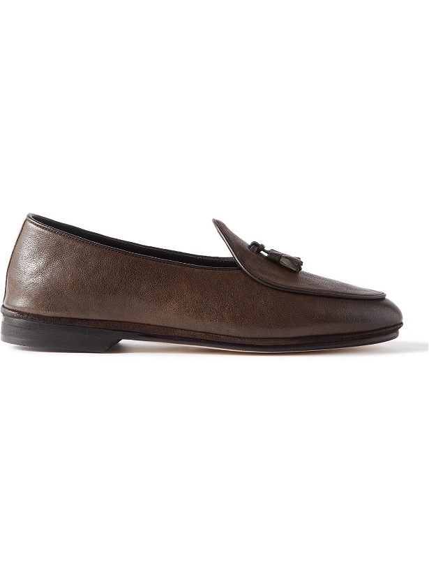 Photo: Rubinacci - Marphy Leather Tasseled Loafers - Brown