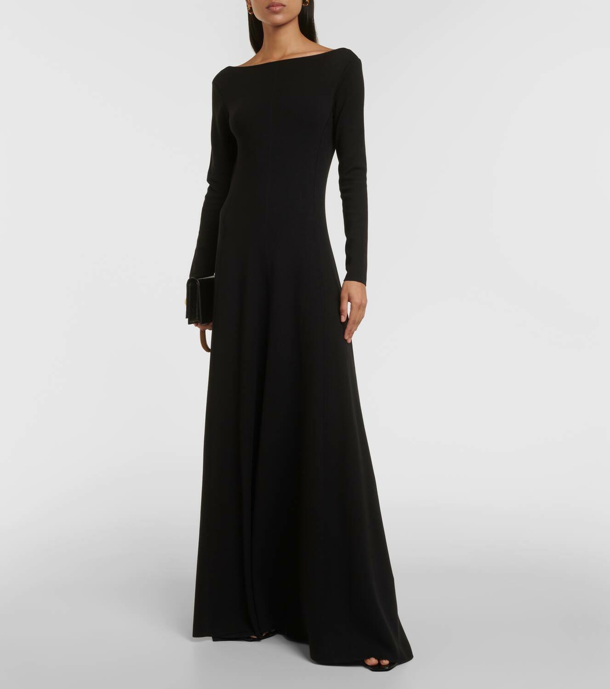 【関税＆送料込み】Saint Laurent Open-Back Knitted Dress Yves Saint Laurent Open-back knitted maxi dress - Dresses