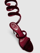 RENÉ CAOVILLA 105mm Cleo Velvet Sandals