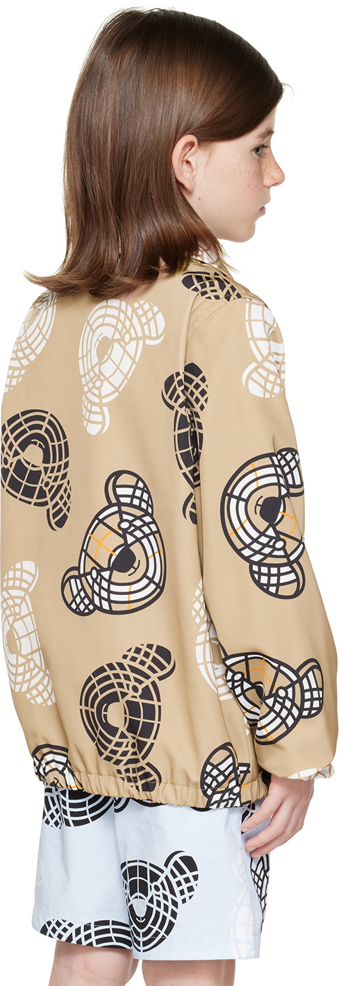 Burberry Kids Beige Thomas Bear Jacket