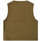 Timberland x CLOT Quilted Vest in Grape Leaf