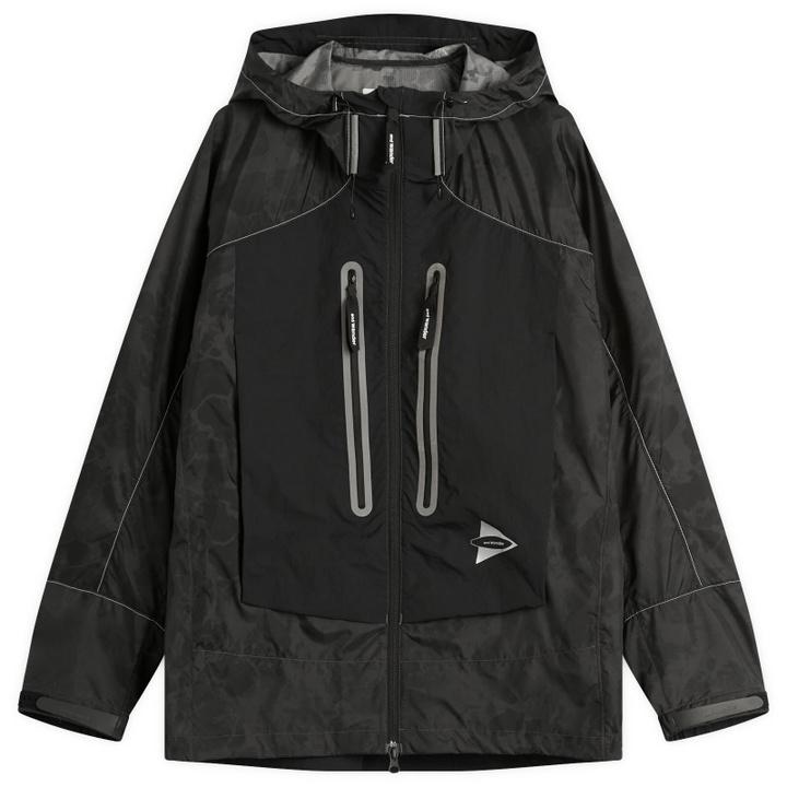Photo: END. x and wander Nylon Print Jacket in Charcoal