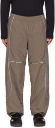The North Face Brown Tek Piping Wind Trousers