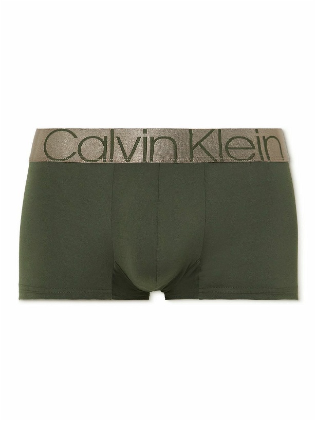 Photo: Calvin Klein Underwear - Icon Stretch-Jersey Trunks - Green