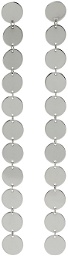 Saskia Diez Silver Multi Paillettes Earrings