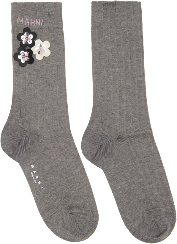 Photo: Marni Gray Daisy Applique Socks
