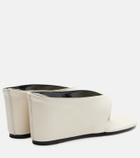 JUDE Yaga leather wedge thong sandals