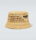 Prada Raffia bucket hat