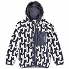 Moncler Men's Monogram Sherling Jacket in White