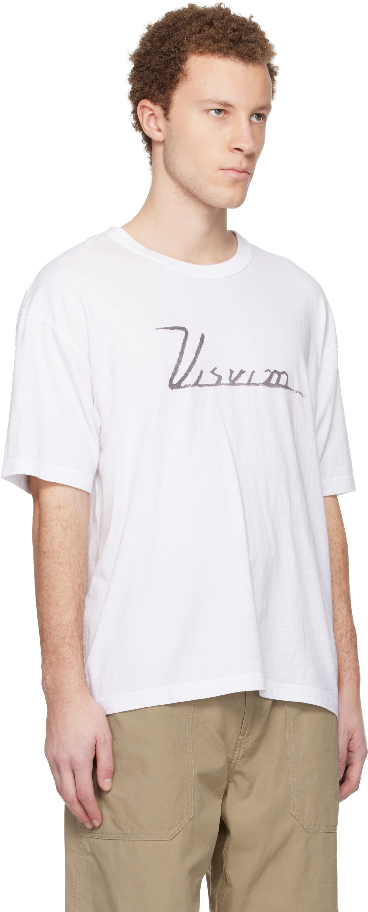 visvim White Jumbo S/S 'Visvim' T-shirt Visvim