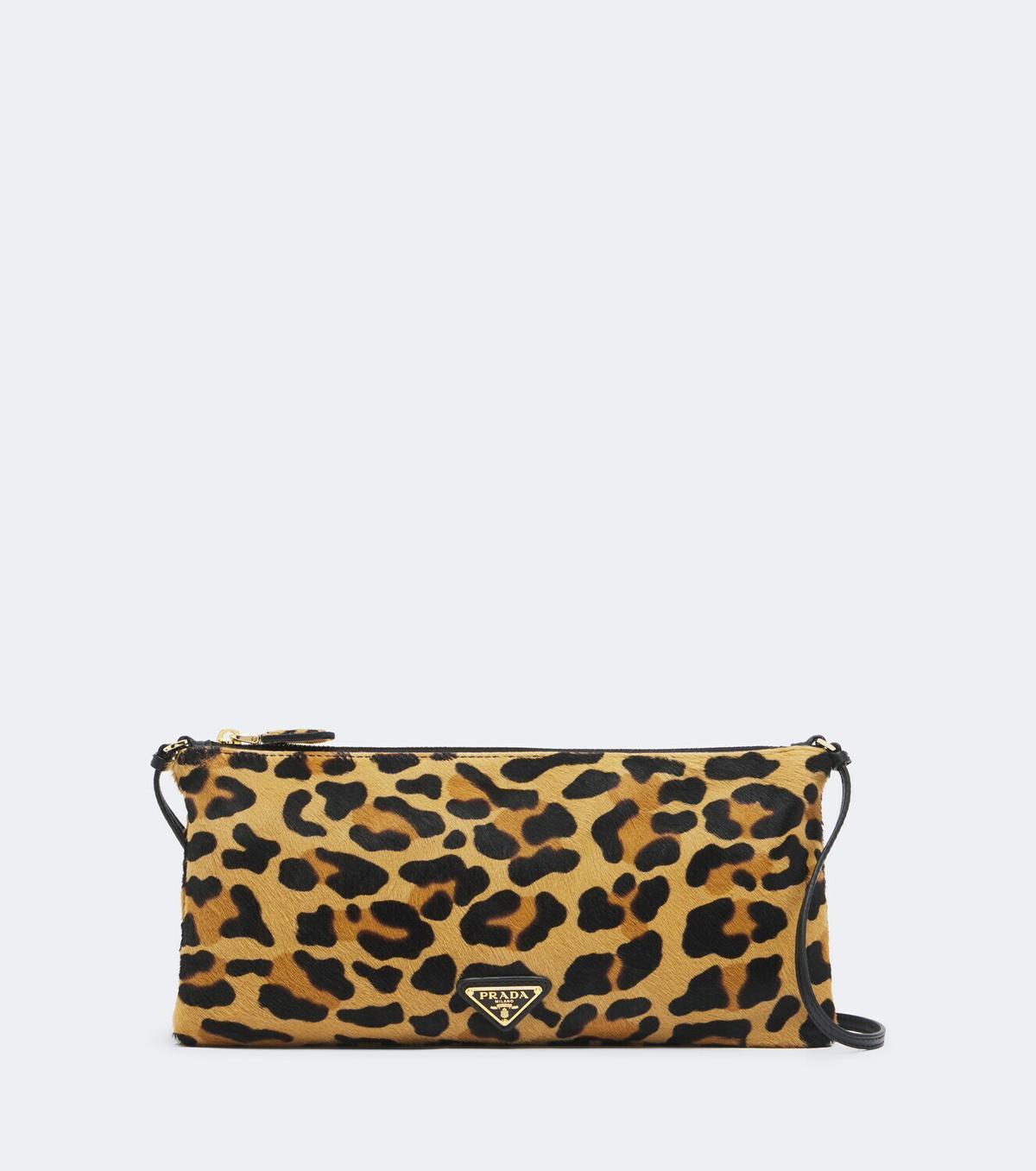 Prada Small leopard-print calf hair crossbody bag