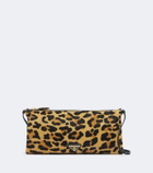 Prada Small leopard-print calf hair crossbody bag