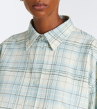 Róhe Checked cotton shirt