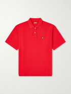 Human Made - Logo-Appliquéd Cotton-Piqué Polo Shirt - Red