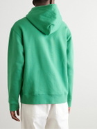 ARKET - Owl Organic Cotton-Jersey Hoodie - Green