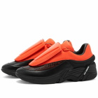 Raf Simons Men's Antei Oversized Sneakers in Tangerine/Black