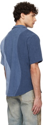 Dime Blue Terry Cloth Shirt