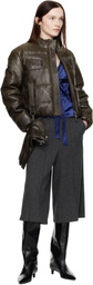 Saks Potts Brown Franklin Leather Jacket