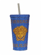 VERSACE - Medusa Crystal Embellished Travel Mug