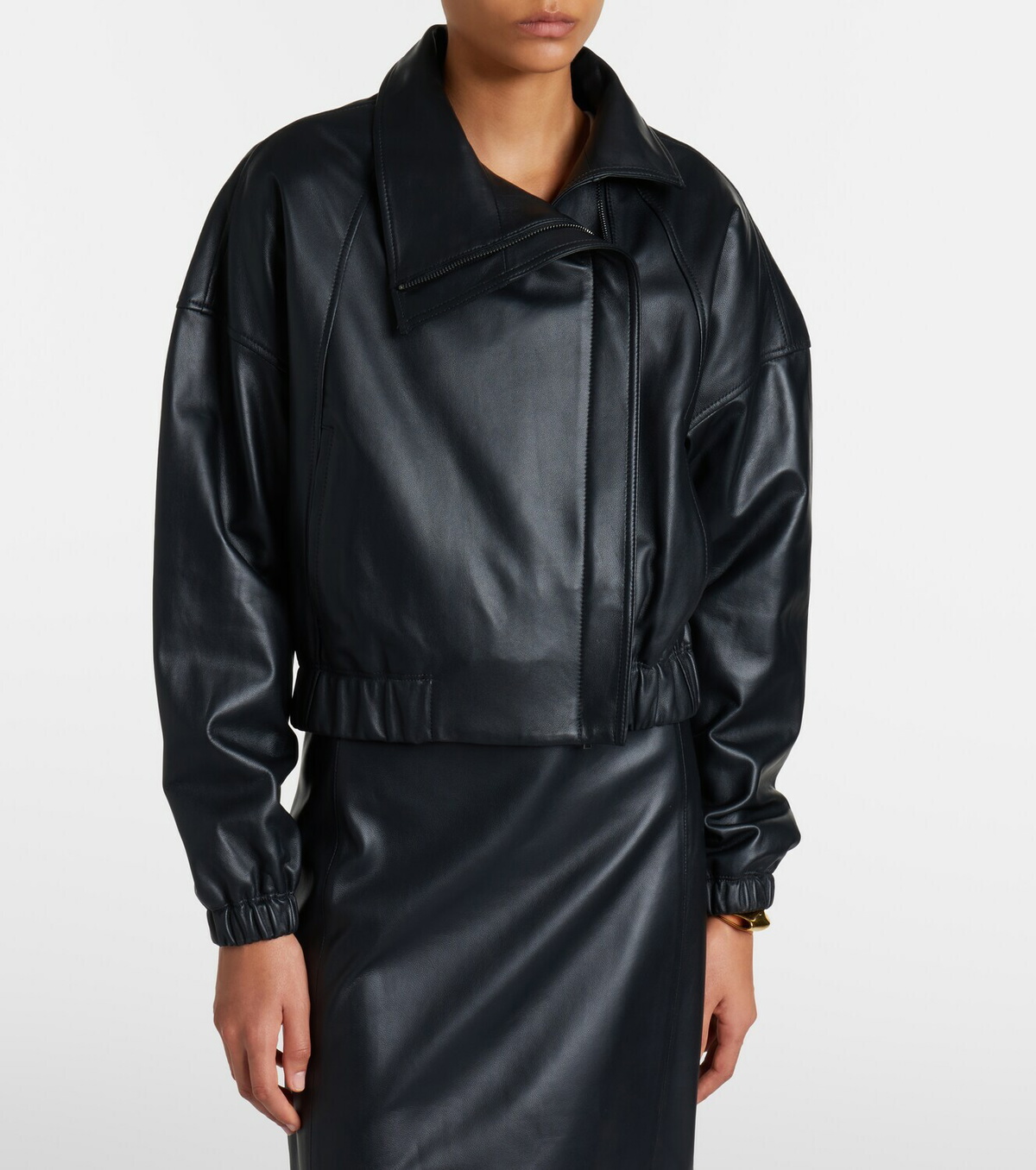 Vince Leather bomber jacket