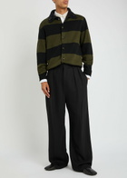 Simone Rocha Striped Wool Cardigan Multicoloured 1