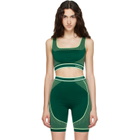 Casablanca Green Seamless Bralette