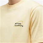 Norse Projects Men's Johannes Norse x Mayumi Logo T-Shirt in Pale Lemon