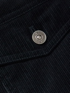 Mr P. - Cotton-Corduroy Trucker Jacket - Blue
