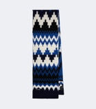 Canada Goose Intarsia wool and alpaca scarf