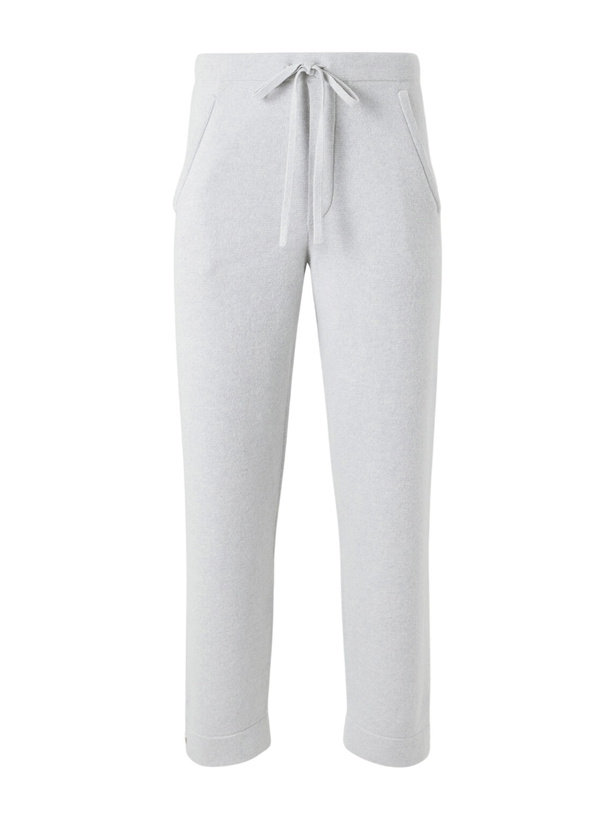Photo: God's True Cashmere - Straight-Leg Cashmere Trousers - Gray