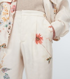 King & Tuckfield - Tailored floral pants
