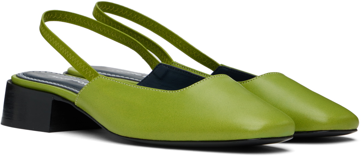 Nicole Saldaña Green Paz Heels