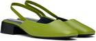 Nicole Saldaña Green Paz Heels