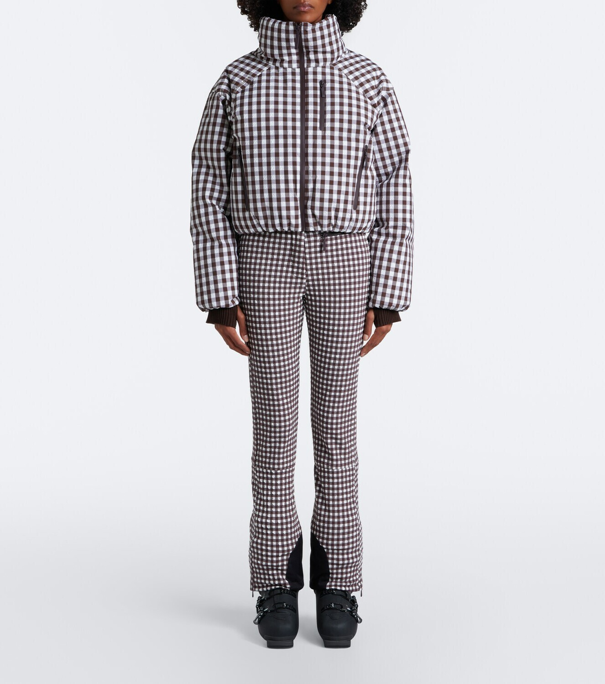 Cordova Sella belted gingham ski pants