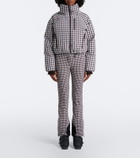 Cordova Sella belted gingham ski pants