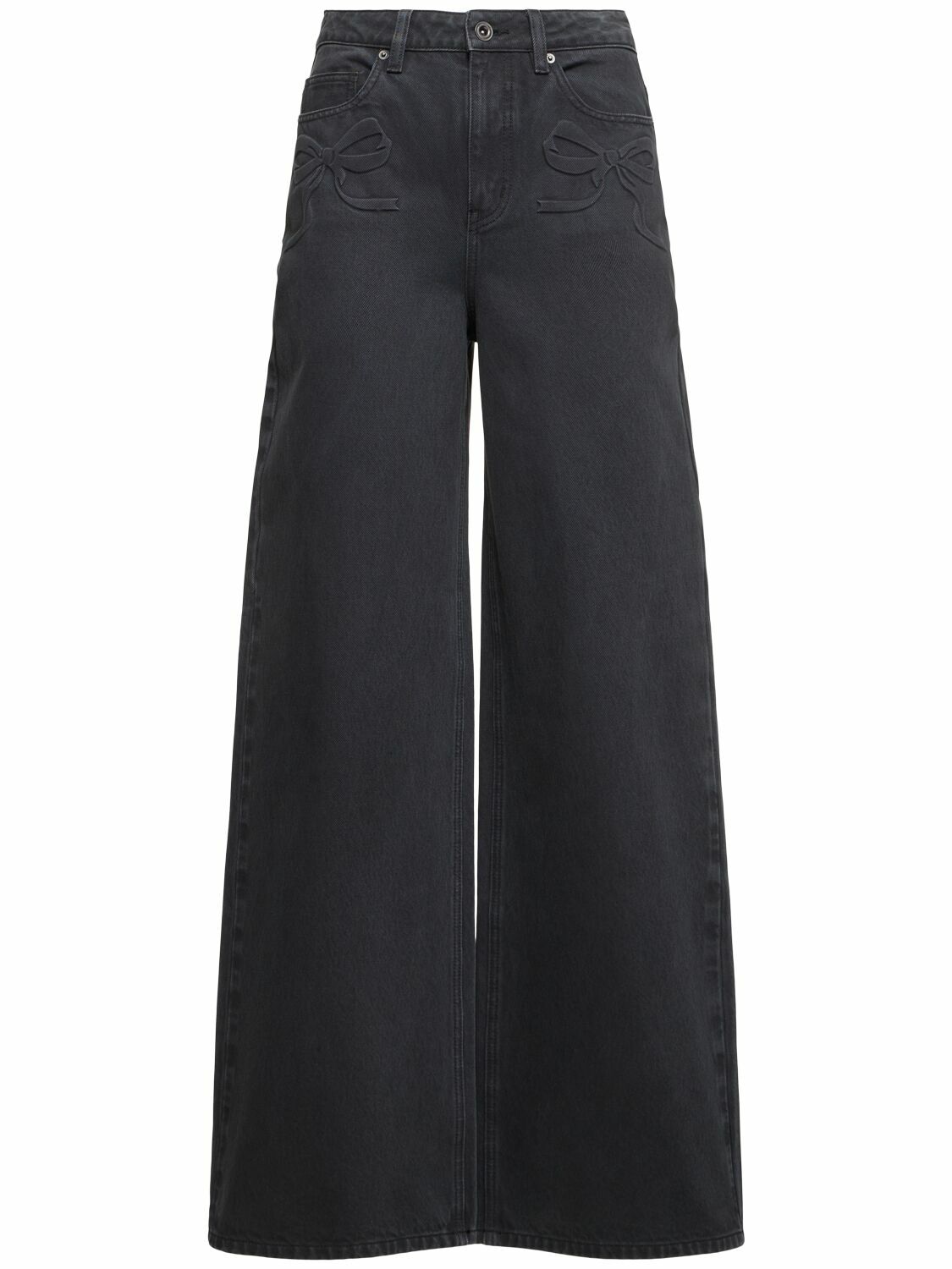 【関税&送料込】Self-Portrait Jeans With Bow Motif Bow Print Jeans – self-portrait-US