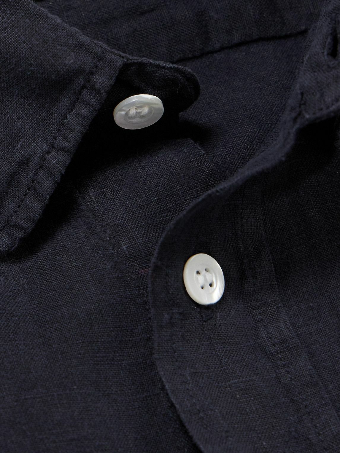 La Paz - Ribeiro Slim-Fit Button-Down Collar Organic Cotton Shirt - Blue