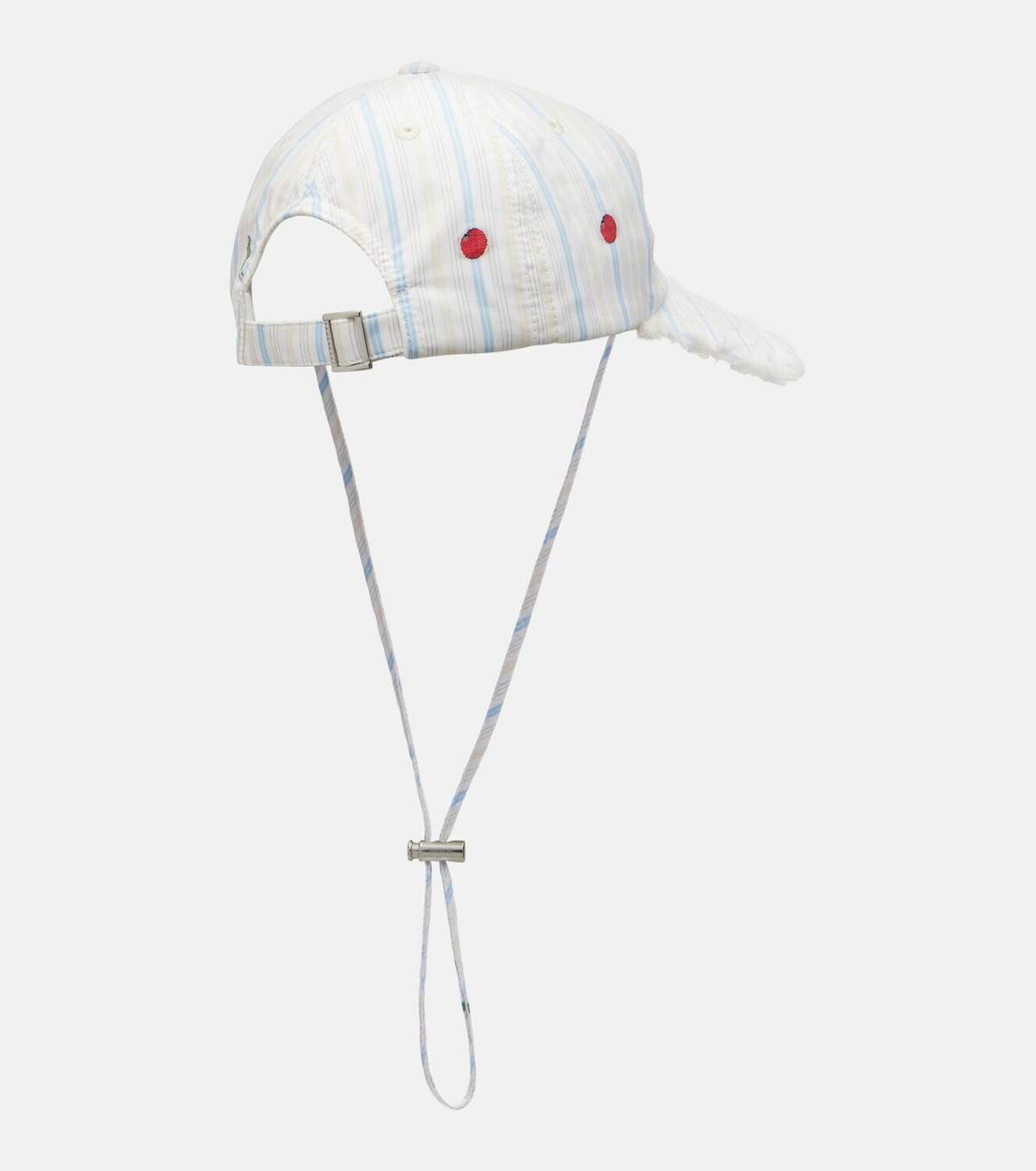 Jacquemus Artichaut striped cotton canvas baseball cap