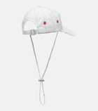Jacquemus Artichaut striped cotton canvas baseball cap