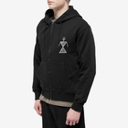 Heresy Men's Portal Zip Up Hoody in Black