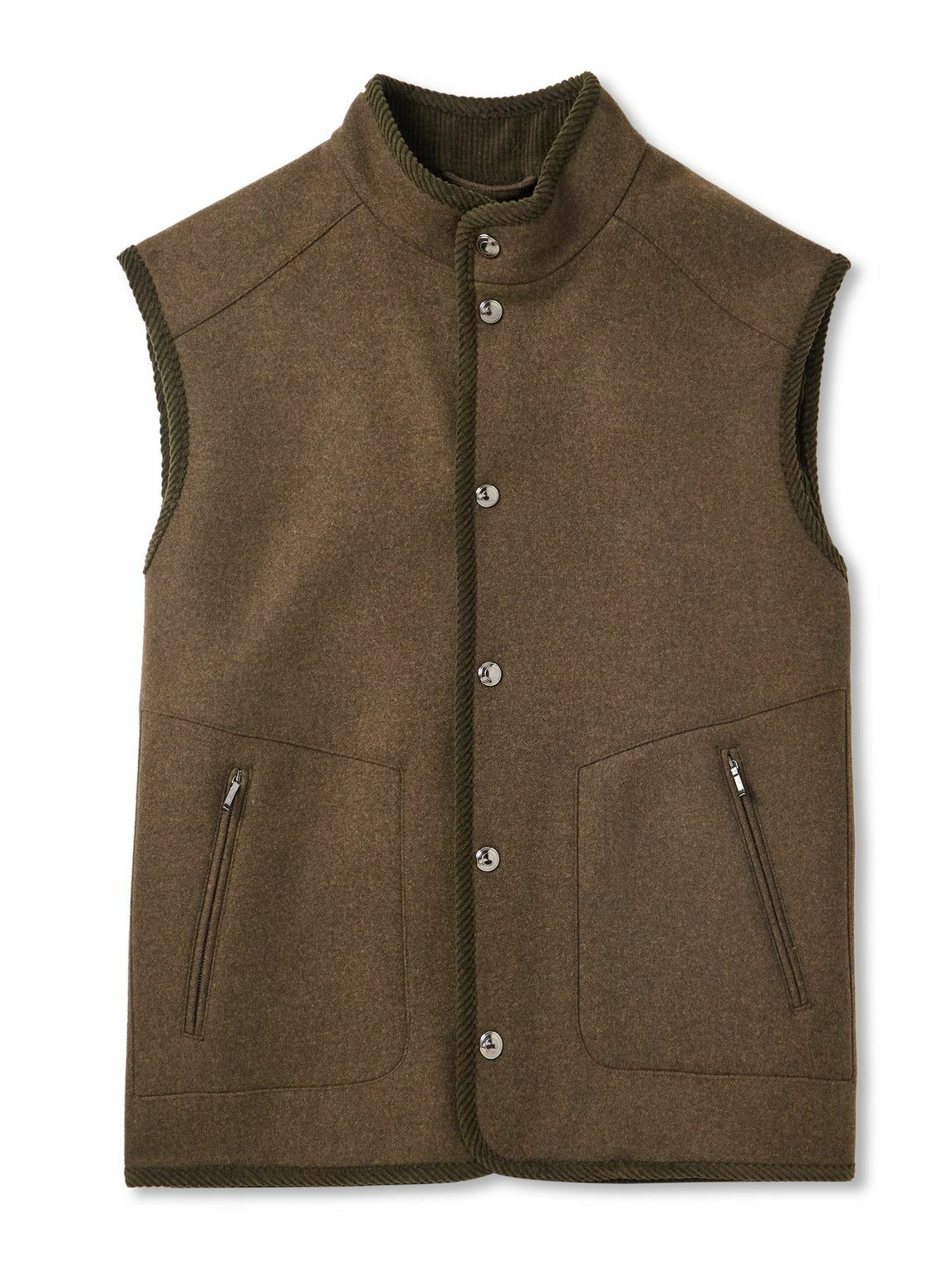 Loro Piana - Kelvin Wish® Wool and Cashmere-Blend Gilet - Green