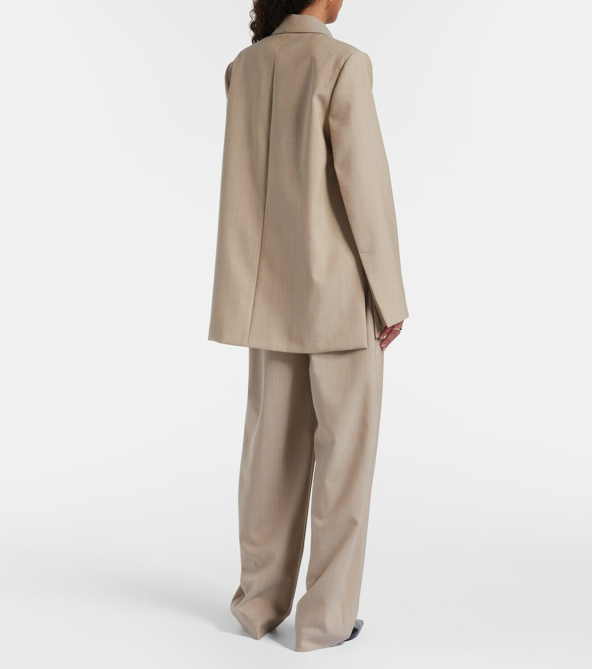 Sportmax Tubinga belted virgin wool blazer